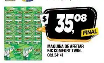 Supermercados Yaguar Maquina De Afeitar Bic Comfort Twin oferta