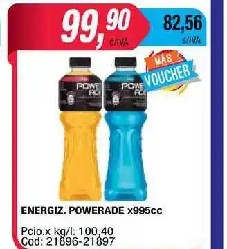 Maxiconsumo Energiz. Powerade x 995cc oferta