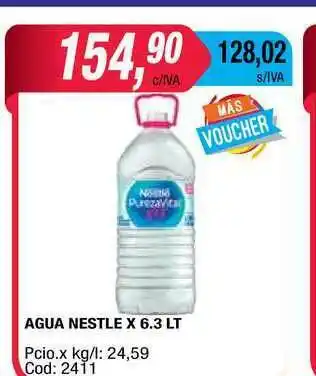 Maxiconsumo Agua Nestle x 6.3lt oferta