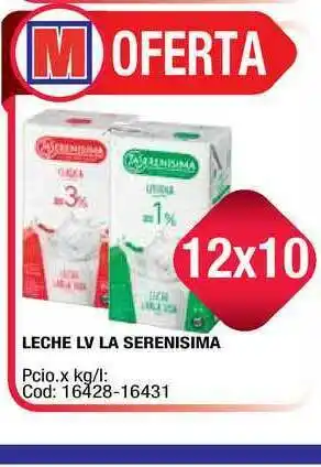 Maxiconsumo Leche Lv La Serenisima oferta