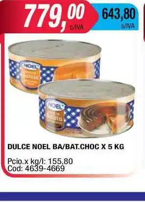 Maxiconsumo Dulce Noel Ba Bat. Choc x 5kg oferta