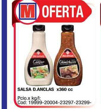Maxiconsumo Salsa D. Anclas x 360cc oferta
