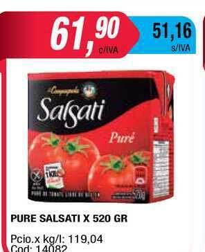 Maxiconsumo Pure Salsati x 520gr oferta