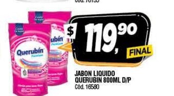 Supermercados Yaguar Querubin Jabon Liquido 800ml D/P oferta