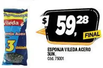 Supermercados Yaguar Vileda Esponja Acero 3un oferta