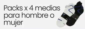 Changomas Packs x 4 medias para hombre o mujer oferta