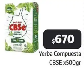 Autoservicio Capo Yerba Compuesta CBSE x500gr oferta