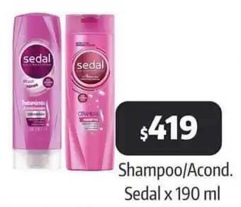 Shampoo/Acond. Sedal x 190 ml