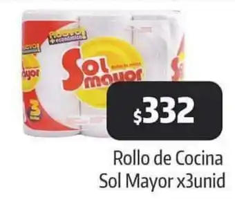 Autoservicio Capo Rollo de Cocina Sol Mayor x3unid oferta