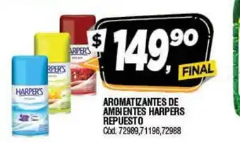 Harpers Aromatizantes De Ambientes Repuesto