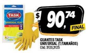 Supermercados Yaguar Task Guantes Universal (T/Tamaños) oferta