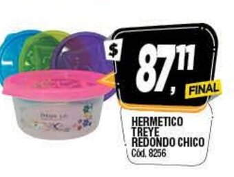 Supermercados Yaguar Hermetico Treye Redondo Chico oferta