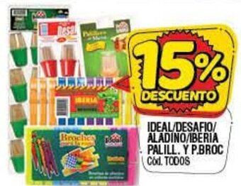 Supermercados Yaguar Ideal/Desafio/Aladino/Iberia Palill Y. P Broc oferta