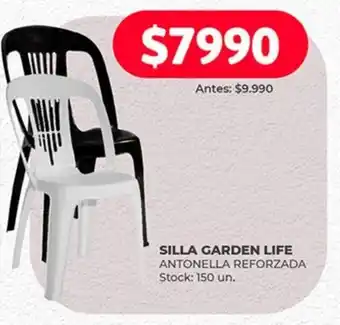 Supermercados Tadicor SILLA GARDEN LIFE ANTONELLA REFORZADA oferta