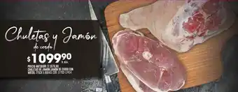 Coto CHULETAS DE JAMON/JAMON DE CERDO CON HUESO, X KG. oferta