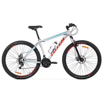 Frávega Bicicleta topmega mtb totem r29 21 v acero sunrun gris/ rojo talle s 1010571 oferta