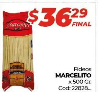 Diarco Marcelito Fideos x 500gr oferta