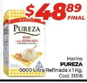 Diarco Pureza Harina 0000 Ultra Refinada 1kg oferta