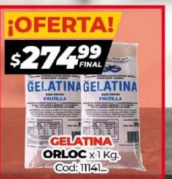 Diarco Gelatina Orloc x 1kg oferta