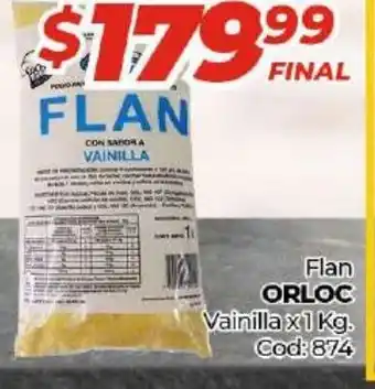 Diarco Orloc Flan Vainilla 1kg oferta