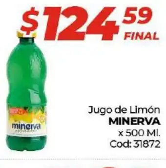 Diarco Minerva Jugo de Limón 500ml oferta