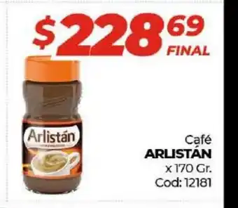 Diarco Arlistán Café x 170gr oferta