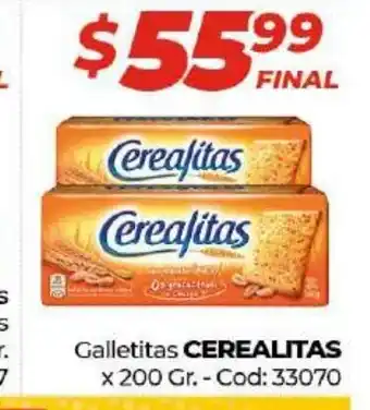 Diarco Cerealitas Galletitas 200gr oferta