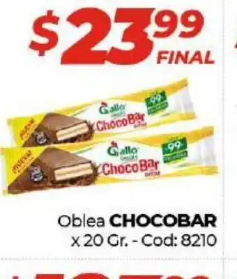 Diarco Chocobar Oblea 20gr oferta