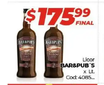 Diarco Bar&Pub's Licor x Lt. oferta