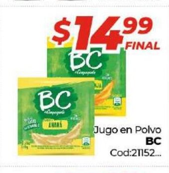 Diarco BC Jugo en Polvo oferta