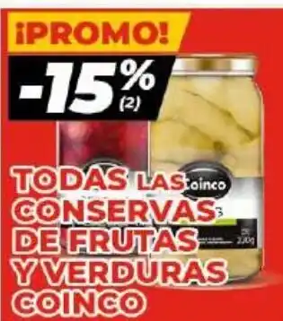Diarco Todas Las con Servas de Frutas y Verduras Coinco oferta