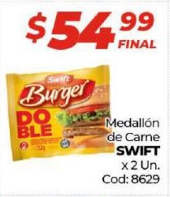 Diarco Swift Medallón de Carne x 2 Un. oferta