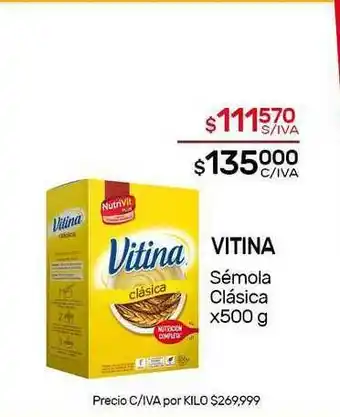 Nini Mayorista Vitina Sémola Clásica 500g oferta