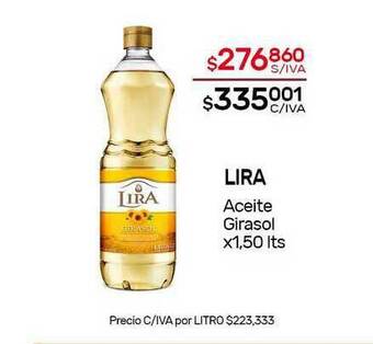 Nini Mayorista Lira Aceite Girasol oferta