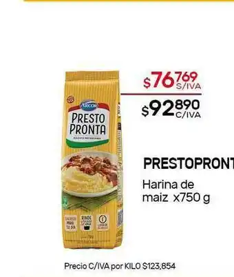 Nini Mayorista Prestopronta Harina De Maiz x 750g oferta