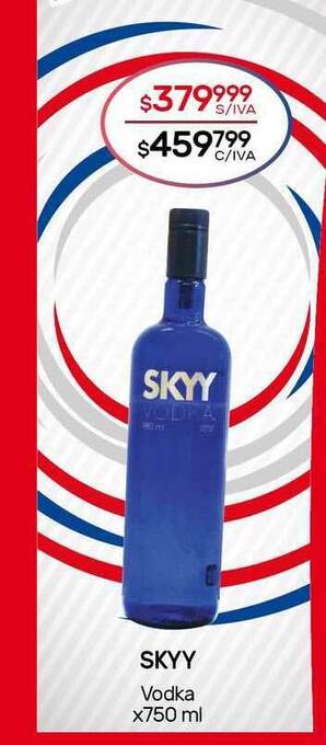 Nini Mayorista Skyy Vodka x 750ml oferta