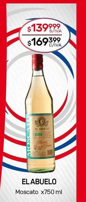 Nini Mayorista Elabuelo Moscato x 750ml oferta