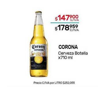 Nini Mayorista Corona Cerveza Botella x 710ml oferta