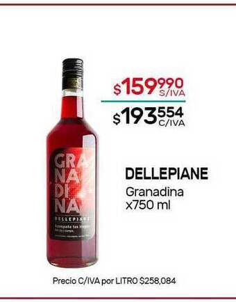 Nini Mayorista Dellepiane Granadina x 750ml oferta