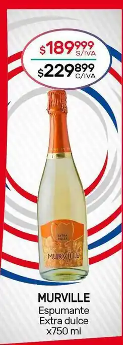 Nini Mayorista Murville Espumante Extra Dulce x 750ml oferta