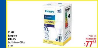 Micropack Lampara Philips Led Ecohome Cálida oferta