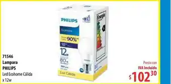 Micropack Lampara Philips Led Ecohome Cálida oferta