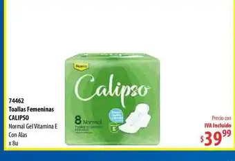 Micropack Toallas Femeninas Calipso Normal Gel Vitamina E Con Alas oferta