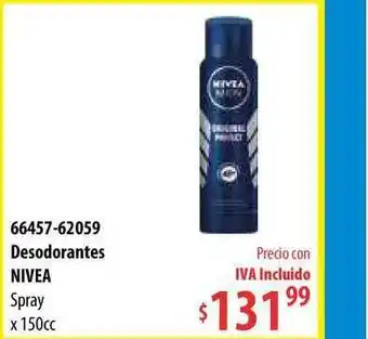 Micropack Desodorantes Nivea Spray x 150cc oferta