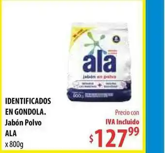 Micropack Identificados En Gondola. Jabón Polvo Ala x 800g oferta