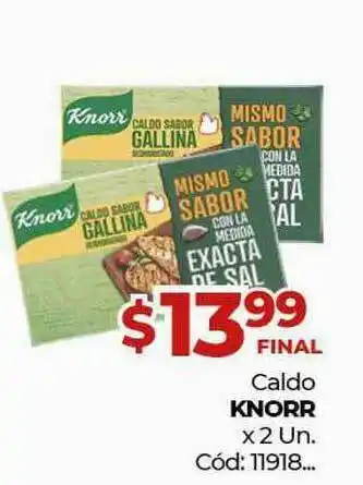 Diarco Caldo Knorr 12un oferta