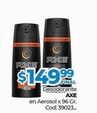 Diarco Desodorante Axe En Aerosol x 96gr oferta