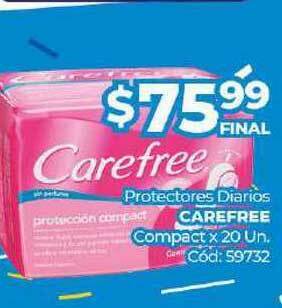 Diarco Protectores Diarios Carefree Compact oferta