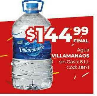 Diarco Agua Villamanaos Sin Gas x 6lt oferta