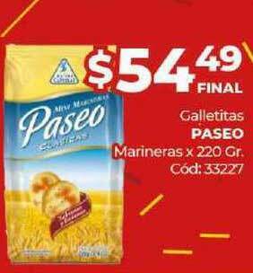 Diarco Galletitas Paseo Marineras x 220gr oferta